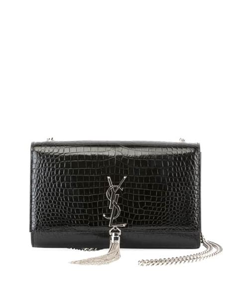 ysl kate crocodile bag|kate crocodile shoulder bag.